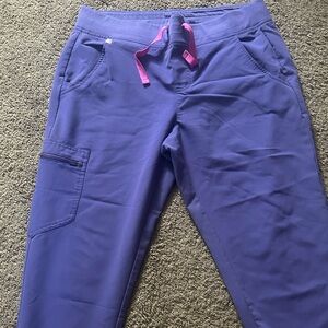 Figs Technical Collection Purple Scrub Pants